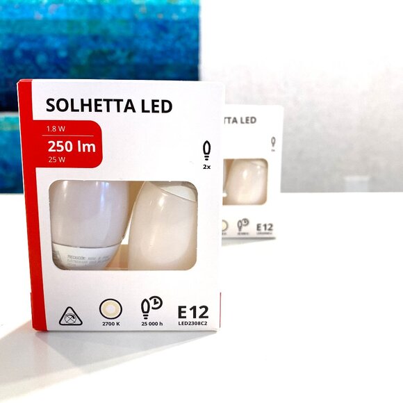 IKEA Solhetta LED lightbulbs. 4 each 250 lm, and 4 each 450 lm - Picture 9 of 12